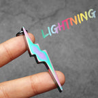 Lightning Minimal Pendant — Stainless Steel