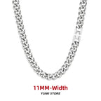 Hip Hop Buckle Cuban Necklace For Man Woman Non Fading Titanium Steel Clavicle Chain Streetwear New Couple Grunge Jewelry Gift