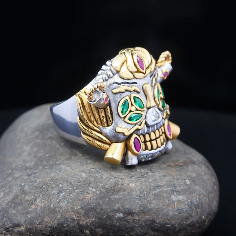 Skull Ring — 925 Silver