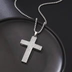 Cross Steel Pendant European American Individuality