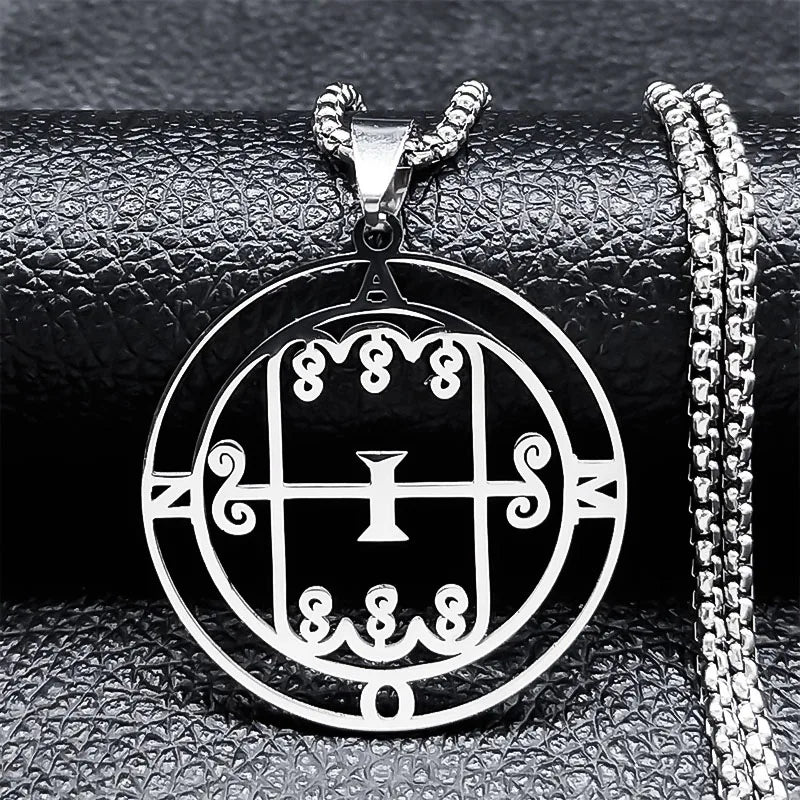Sigil de Lucifer Baphomet Necklace — SS
