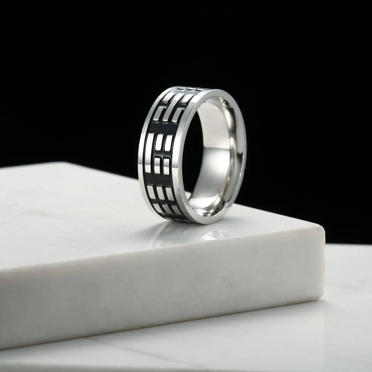 My Shape Chinese Tai Chi Yin Yang Rings for Men The Eight Trigrams Stainless Steel Ring Vintage Jewelry Amulet anillos