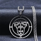 Demon Silver Pendant Vine Seal Satan Women/men