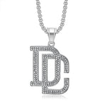 2026 New Fashion Men's Stainless Steel Zircon Dream Catcher Pendant Necklace, Hip Hop Punk Party Fashion Jewelry