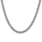 3/5/7mm Stainless Steel Cuban Link Chain Stainless Steel Necklace, Punk Hip-hop Choker for Men, Fashion Jewelry Accessories