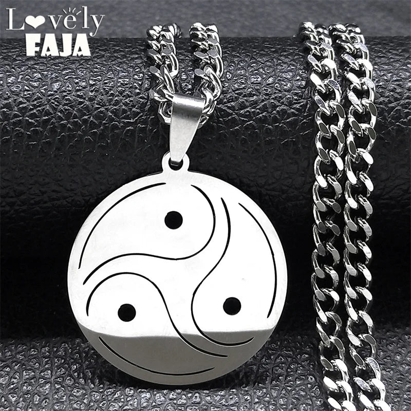 BDSM Symbol Pendant Necklace — Silver