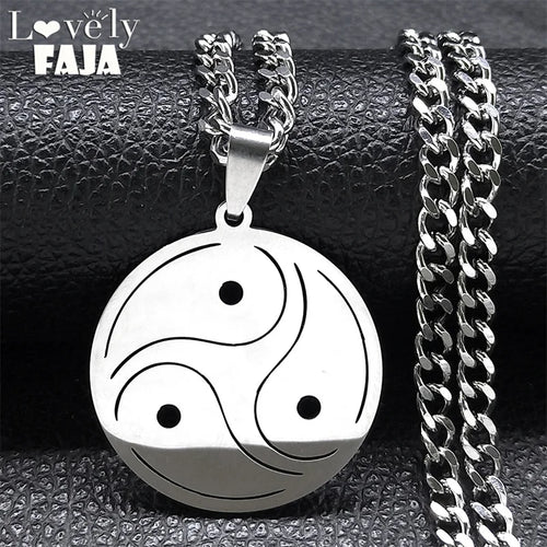 BDSM Symbol Pendant Necklace — Silver