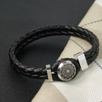 New personalized Wanjia European and American bracelet MB bracelet woven stainless steel men's bracelet