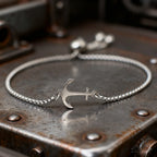 Peace Symbol & Anchor Bracelet — 3 Styles, Stainless Steel