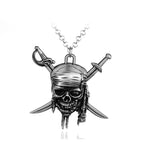 Movie Accessories Akg Pirates Of The Caribbean Aztec Gold Color Coin Necklace Retro Skull Pendant Punk Hip Hop Necklace