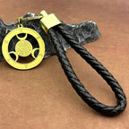 Key Steel Pendant Wicca Triple Moon Goddness Hekate