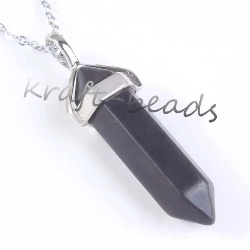 Amethyst Crystal Pendant Necklace