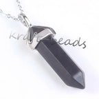 Amethyst Crystal Pendant Necklace