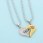Magnetic Heart Pendant Necklace