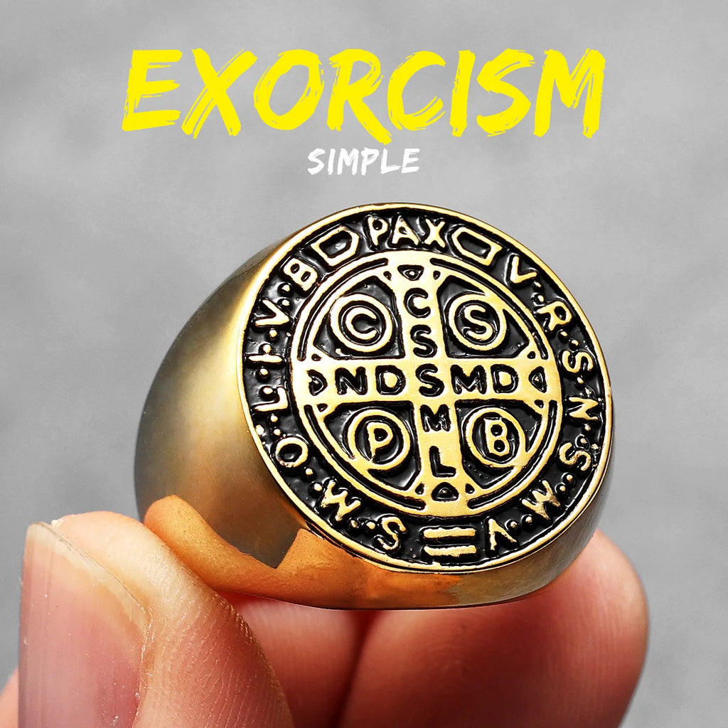 St. Benedict Ring — Stainless Steel