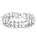Retro Heavy Brush Stainless Steel Motorcycle Chain Bracelet 11/13MM Wide Mens Women Bike Biker Bracelets Hip-Hop Jewelry 19-23cm