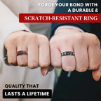 Fashion Dragon Pattern Metal Band 7MM T5577 Chip Ceramic Finger Ring or CUID Chip Skull Carbon Fiber Band Epoxy Ring for Replica