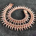 20mm Gothic Thorns Flash Full Rhinestone Miami Cuban Chain Luxury Fashion Men's Necklace For Women Hip Hop Cool