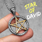 Star of David Pendant — Stainless Steel
