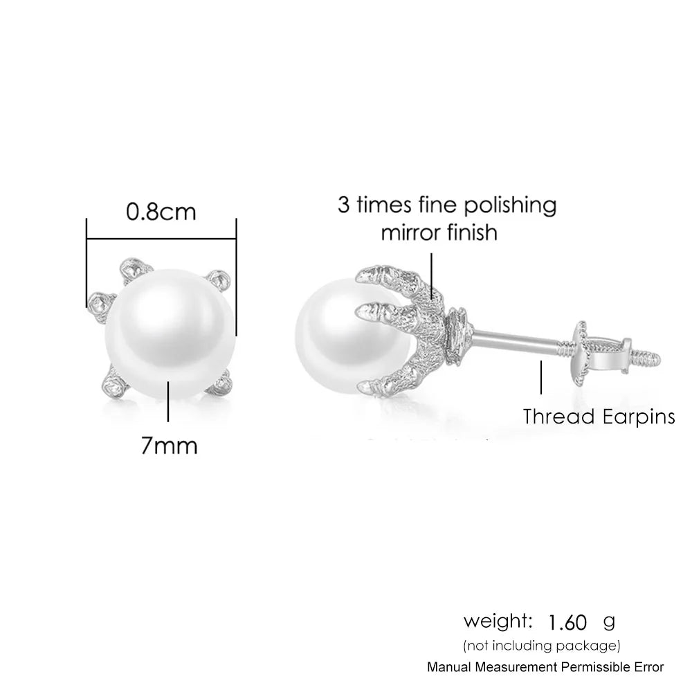 Iced Out Stud Earrings — Gold