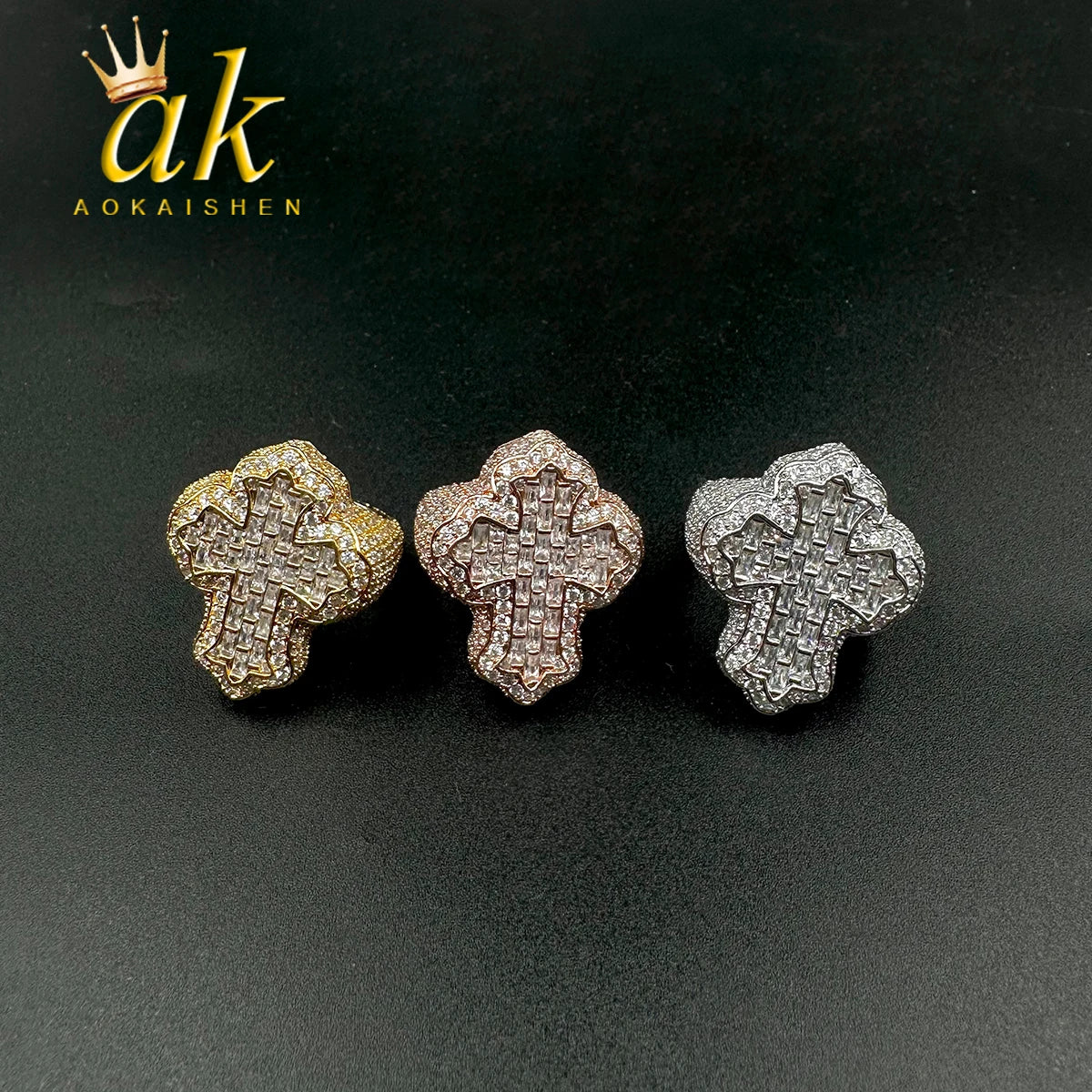 Cross Stainless Steel Ring