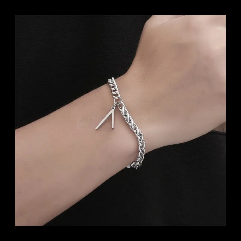 Minimal Bar Bracelet — Stainless Steel