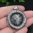 Multi-style Vintage Viking Necklace Men Amulet Nordic Tree of Life Celtic Stainless Steel Pendant Chain Jewelry Wholesale