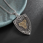 Retro Skull Cross Pendant Necklace — Stainless Steel