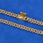 Iced Out Cuban Bracelet Stainless Steel Moissanite