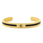 Viking Cuff Bangle Bracelet — Stainless Steel