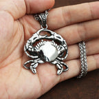 Crab Steel Pendant Ocean Series Animal