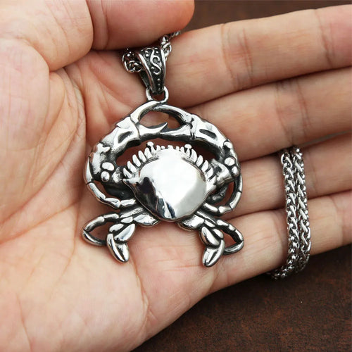 Crab Steel Pendant Ocean Series Animal