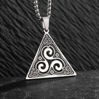 Hebrew Pentagram Star Pendant Necklace — Amulet