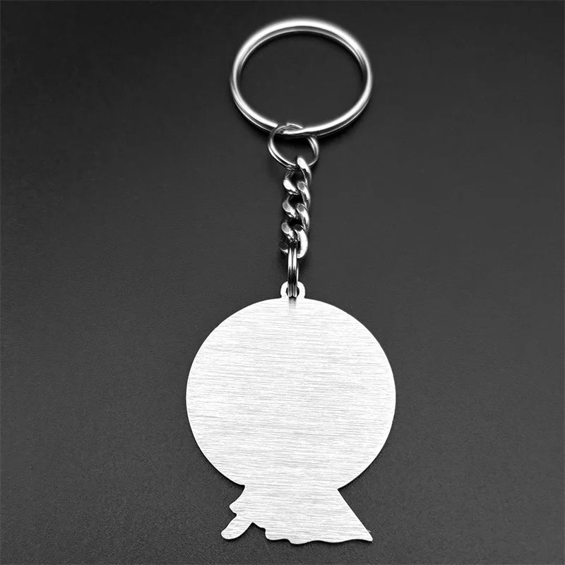 Star Key Silver Pendant Magic Wicca Fairy Moon