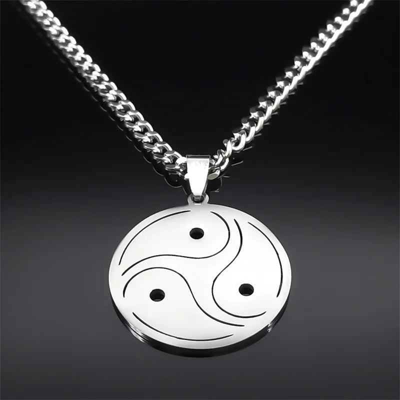 BDSM Symbol Pendant Necklace — Silver