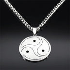 BDSM Symbol Pendant Necklace — Silver