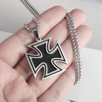Vintage Catholic Cross Pendant Necklace — Amulet