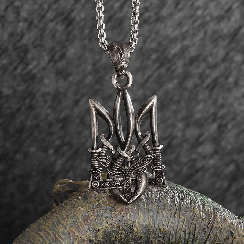Cat Wings Animal Pendant Necklace — Silver
