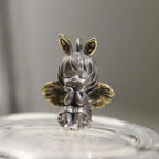 Vintage Punk Mythology Style Metal Sexy Angel Goddess Pendant Necklace for Men Women Classic Mysterious Souvenir Jewelry