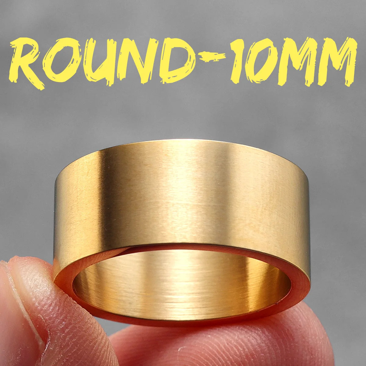 4mm 6mm 8mm 10mm Simple Round Stainless Steel Men Rings Punk Male Women Fashion Jewelry Creativity Gift