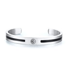 Viking Cuff Bangle Bracelet — Stainless Steel