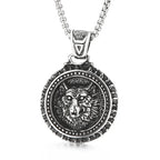 Skull Lion Tiger Pendant Necklace — Stainless Box