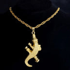 Fashion 18K Golden Plated Hip Hop Rock Necklace Stainless Steel US Dollar Money Sign Pendant Necklace Mens Women Jewellery Gift