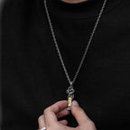 Chinese style creative snake pendant, men's and women's necklace jewelry