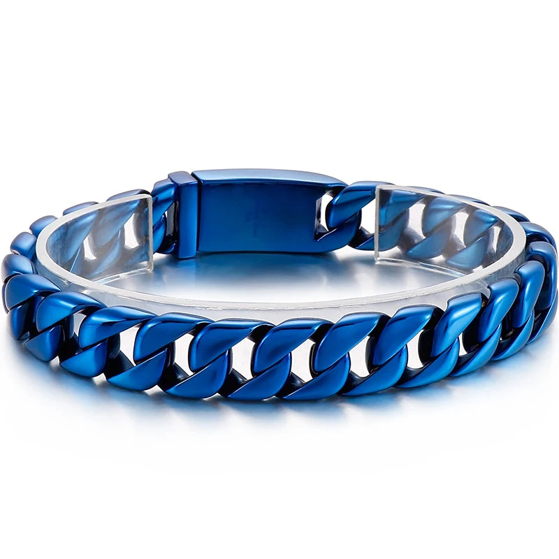 Luxury Gold Color Bracelet Man Friendship Men's Bracelets & Bangles In Metal Stainless Steel On Hand Jewelry Gifts For