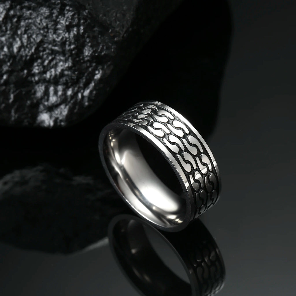 My Shape Chinese Tai Chi Yin Yang Rings for Men The Eight Trigrams Stainless Steel Ring Vintage Jewelry Amulet anillos