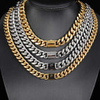 Black Cuban Chain Stainless Steel 8/10/12/14MM