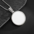 Hip Hop Ice Out Dollar Money Bag Necklace Shiny Cubic Zirconia Wallet Pendant for Men Women Hip Hop Rock Rap Cool Jewelry