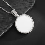 Hip Hop Ice Out Dollar Money Bag Necklace Shiny Cubic Zirconia Wallet Pendant for Men Women Hip Hop Rock Rap Cool Jewelry