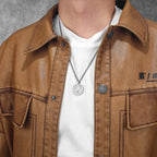 Get Rich Tag Pendant Necklace Stainless Steel